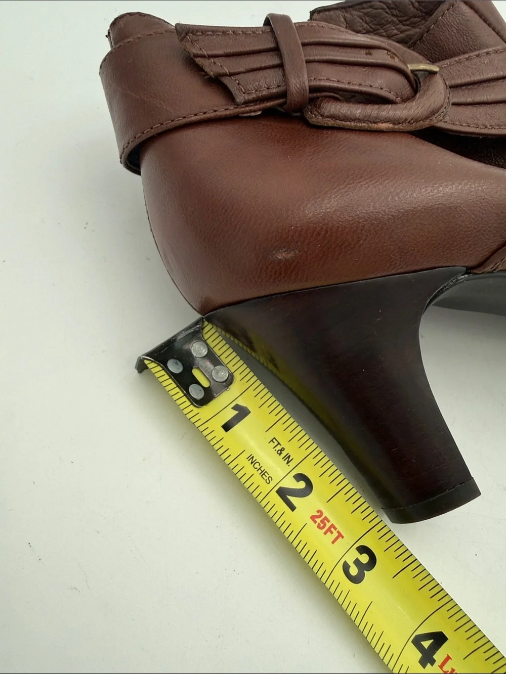 Nurture by Lamaze Women's Brown Ankle Booties 10M fall Y2K casual Buckle Accent